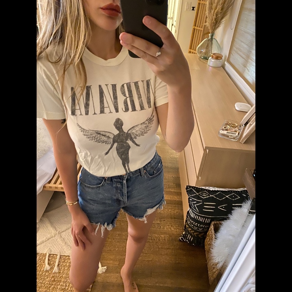 NWOT Free People Nirvana Tee